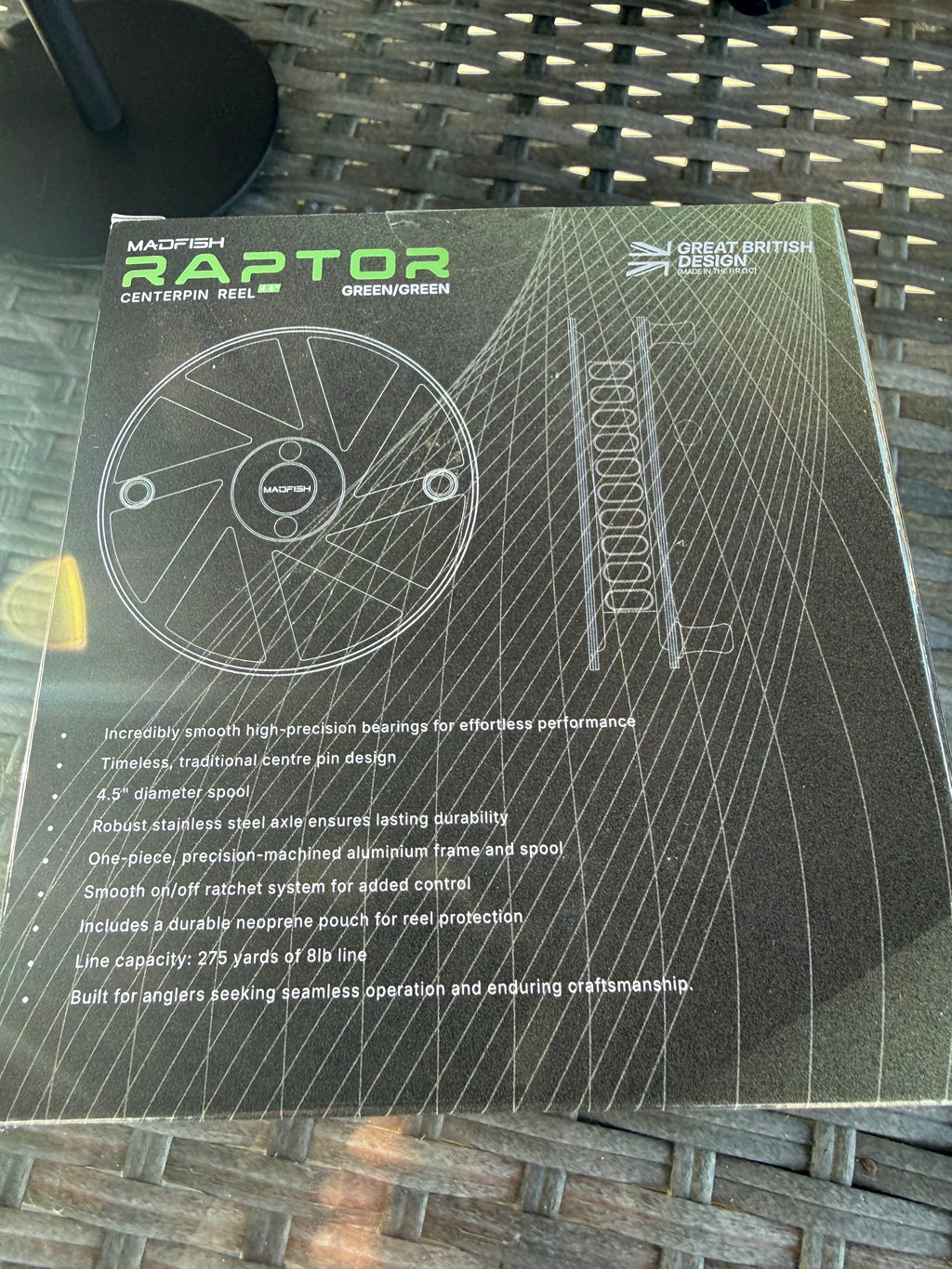 MADFISH Raptor Centerpin Reel